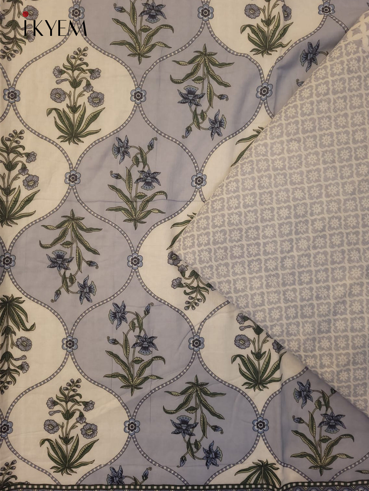 Cream & Blue - Set of 2 - 4GJ03258