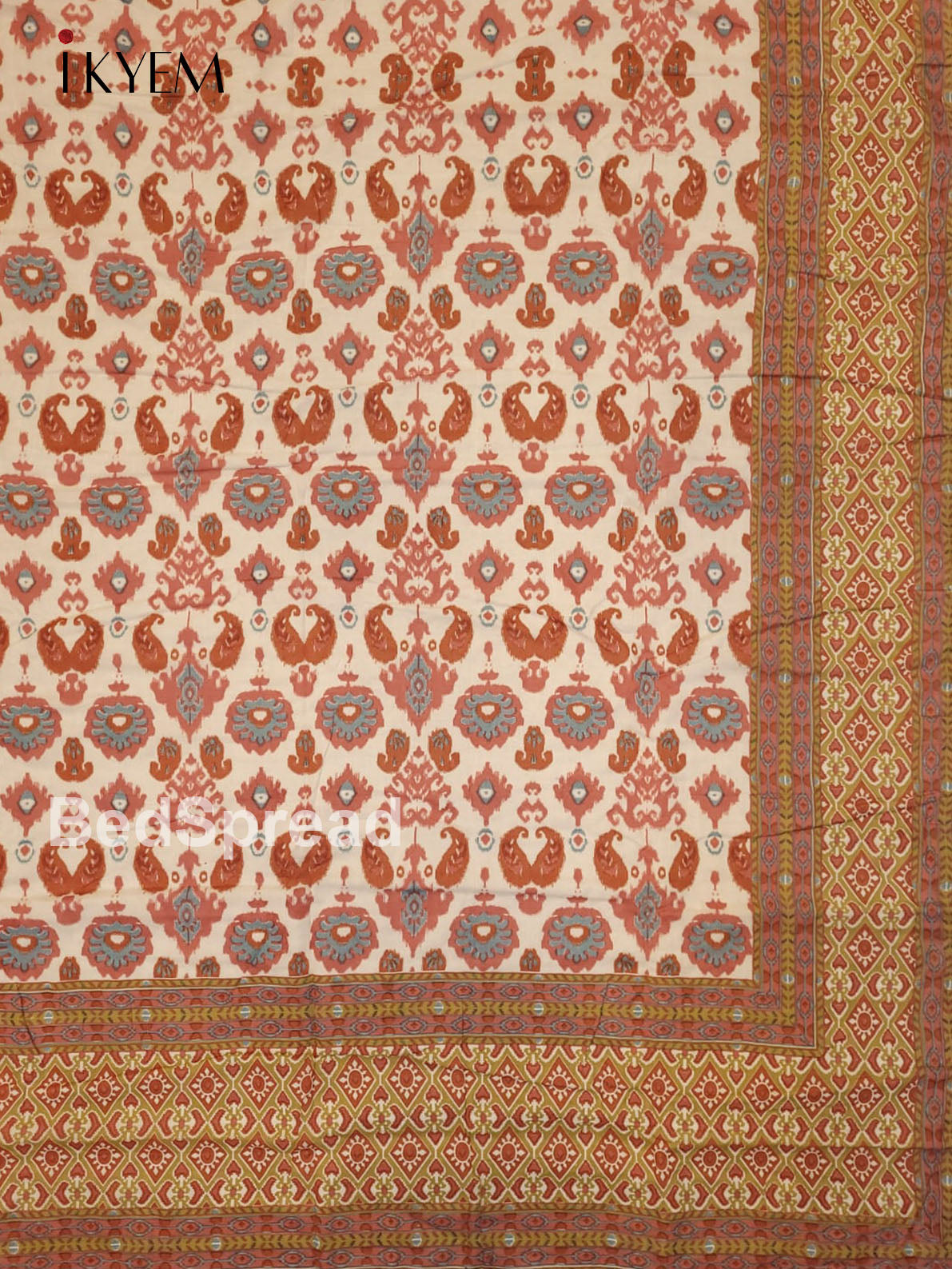 Cream & Maroon Dohar - Single - 4GJ03262