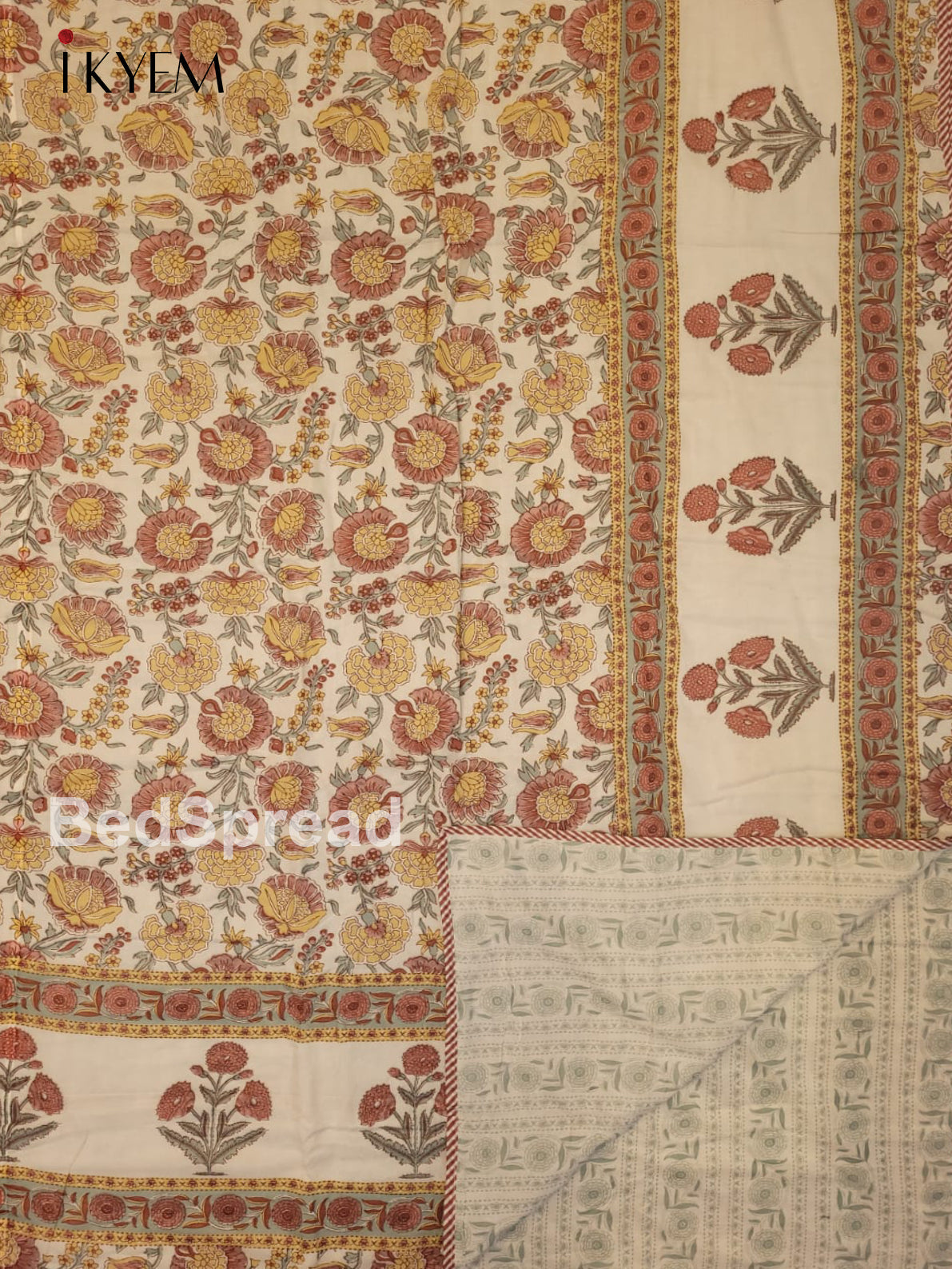 Red & Cream Dohar - Single - 4GJ03264