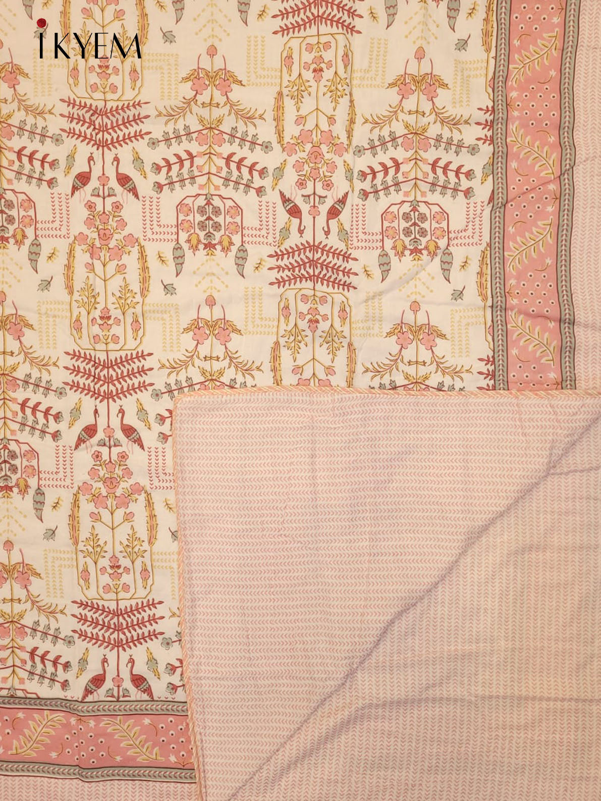 Cream & Pink Dohar - Single - 4GJ03267