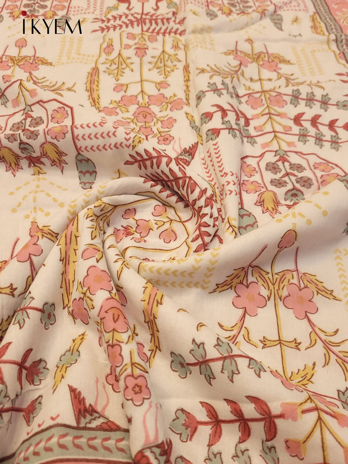 Cream & Pink Dohar - Single - 4GJ03267