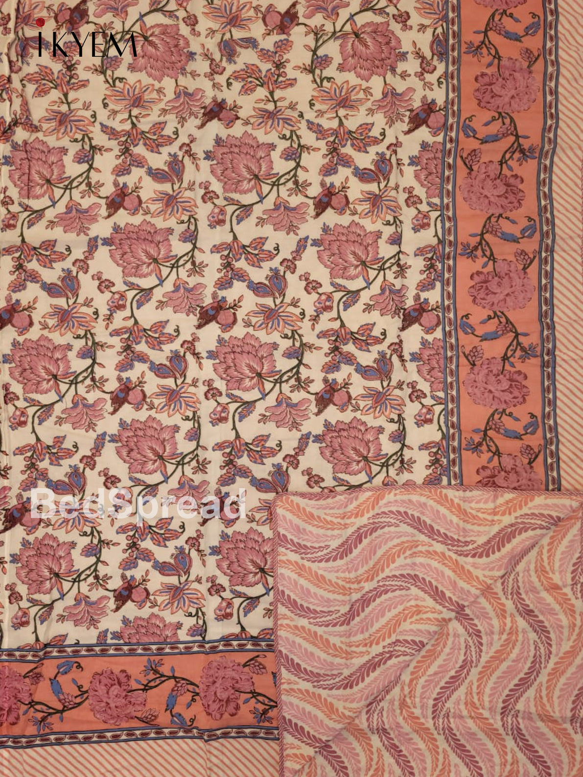 Cream & Pink Dohar - Single - 4GJ03270