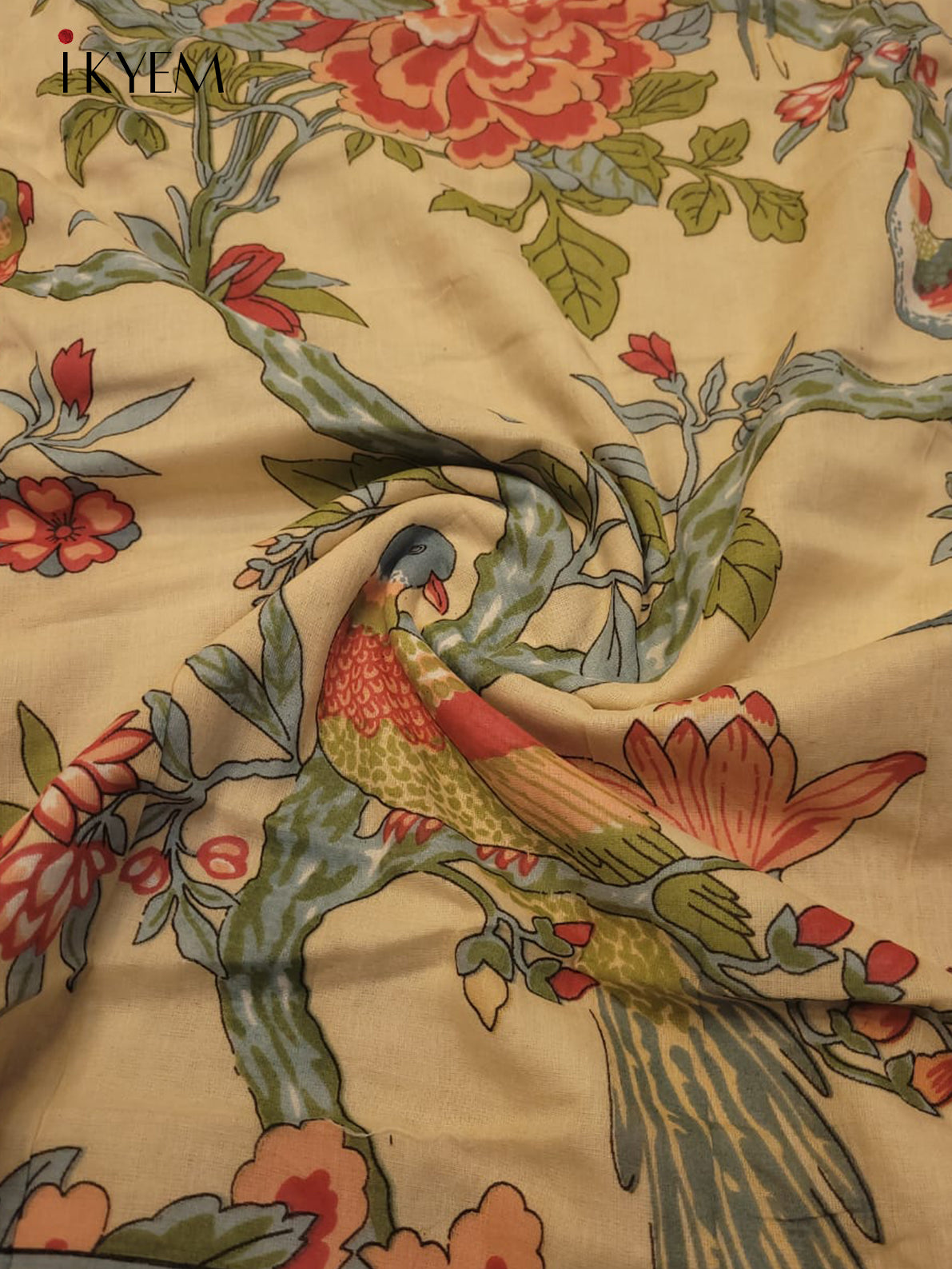 Cream & Grey Dohar - Single - 4GJ03284