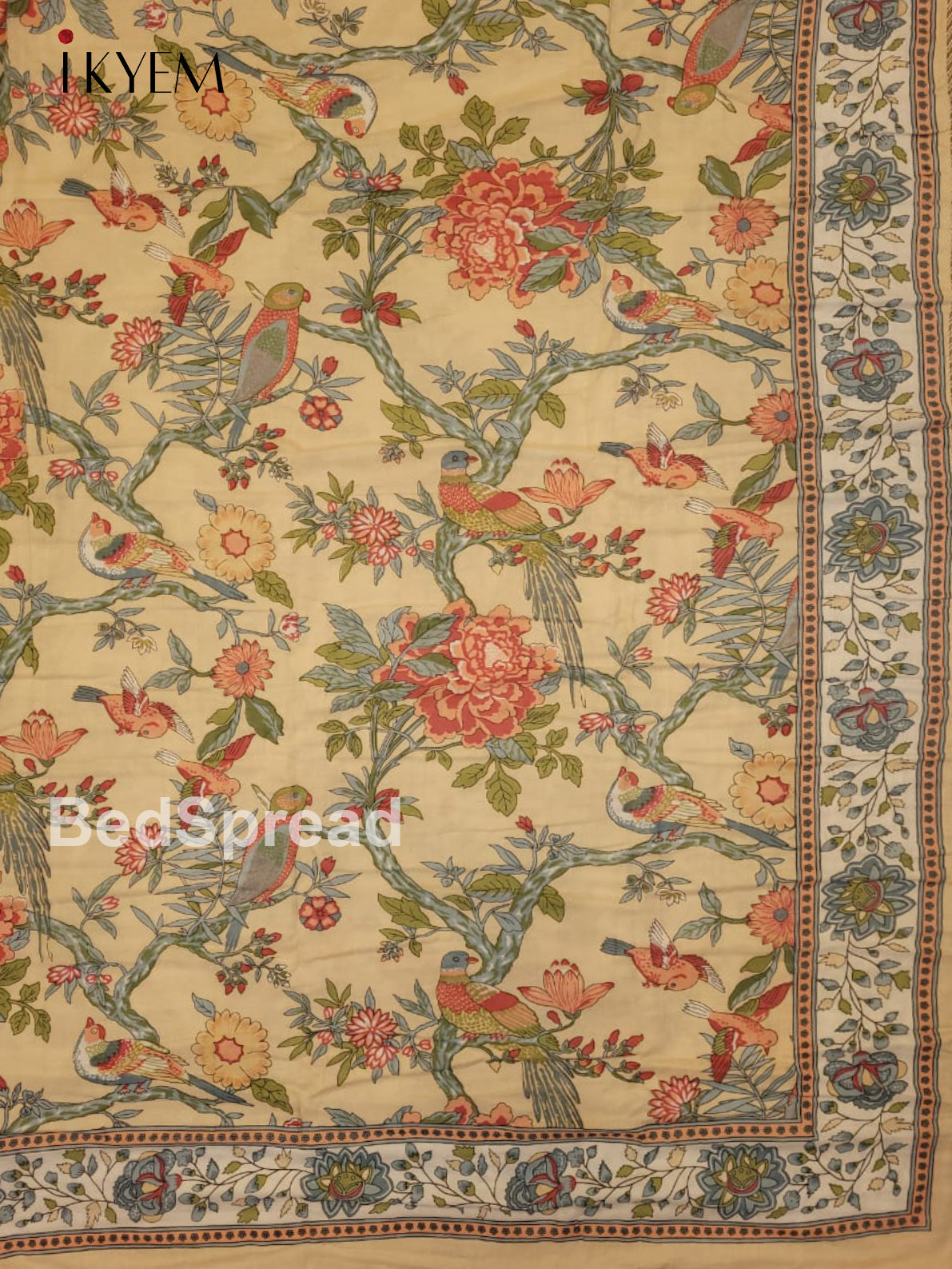 Cream & Grey Dohar - Single - 4GJ03284