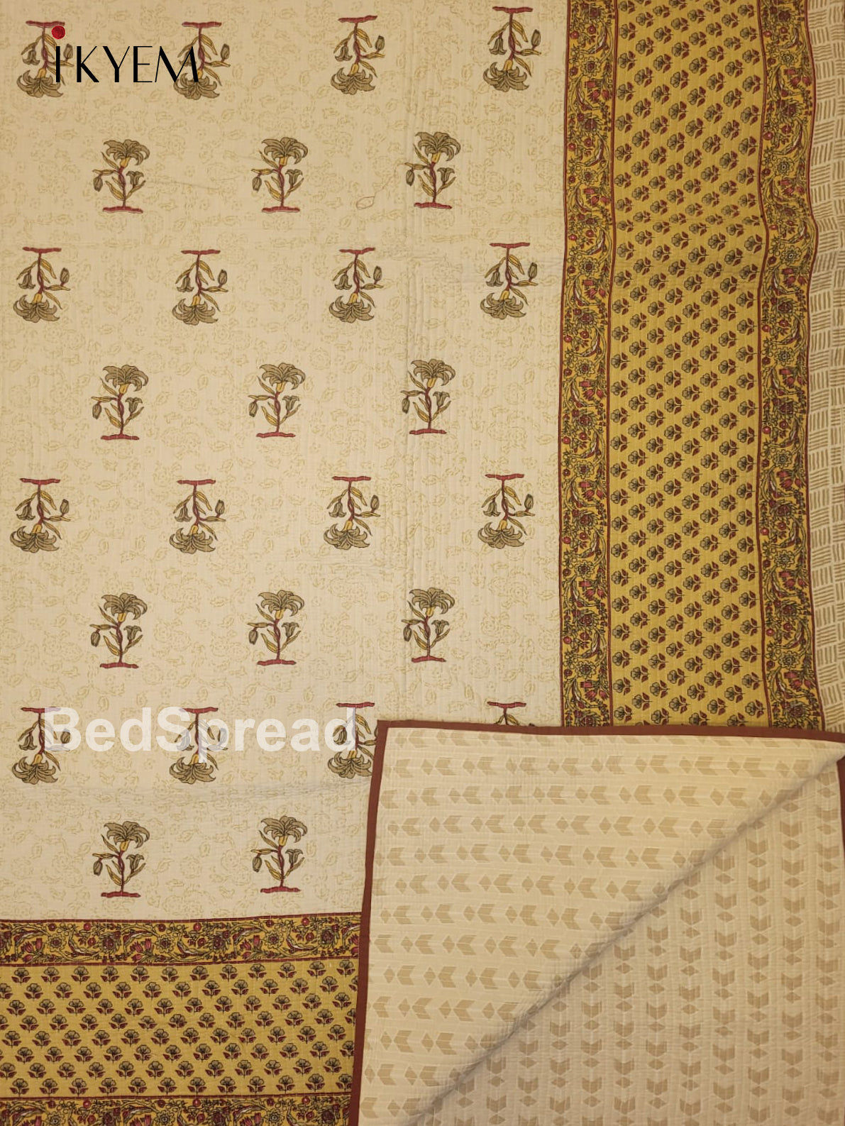 Cream & Brown - Quilt Set