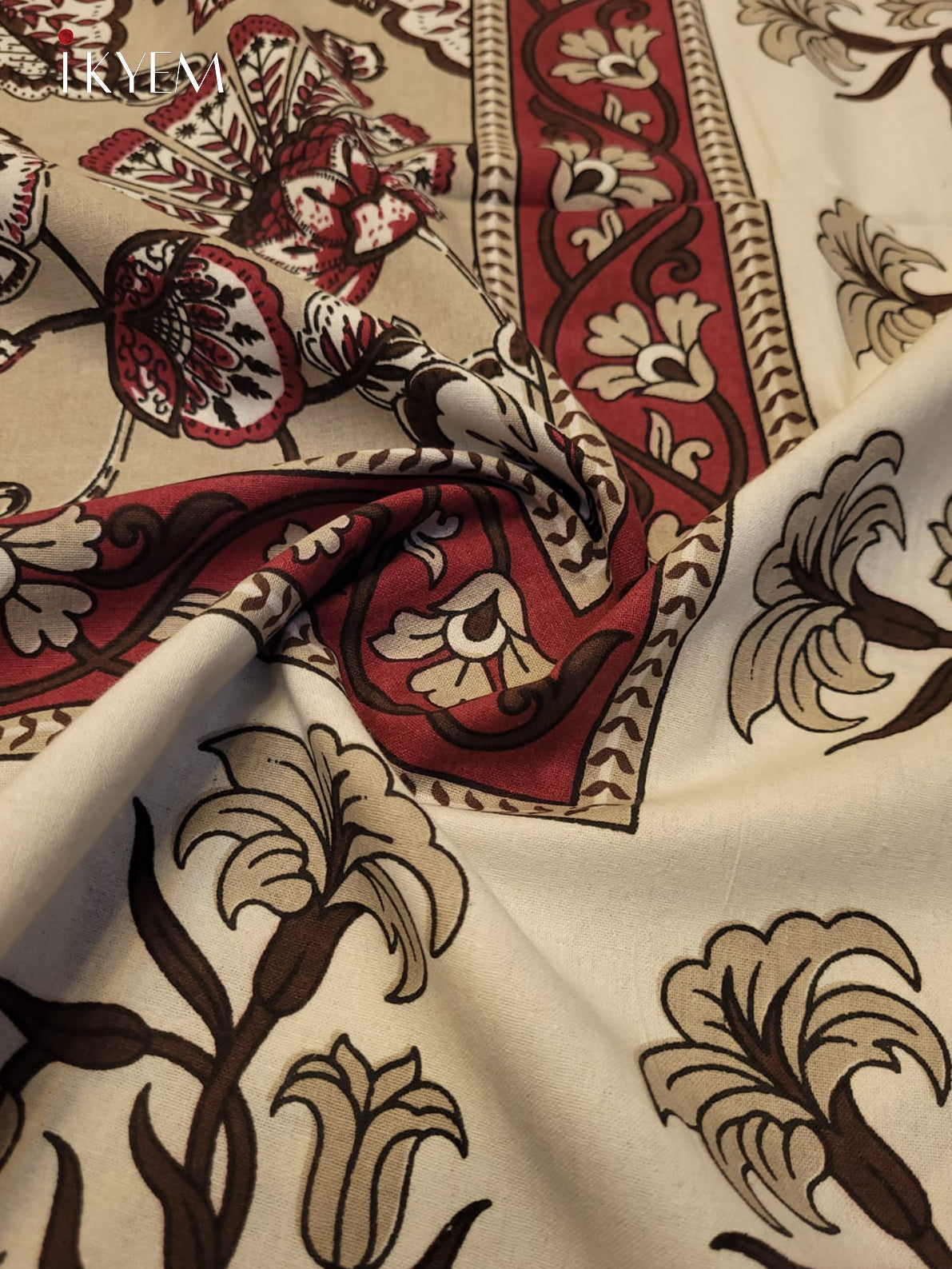 Cream & Grey - Bed Spread