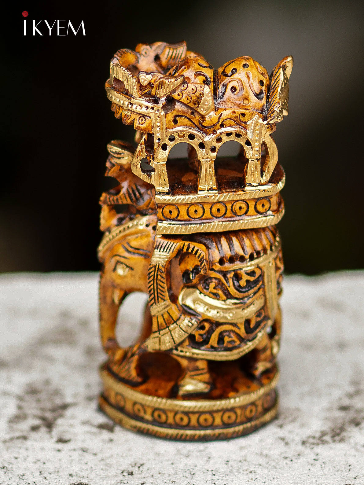 Handcrafted Wooden Elephant