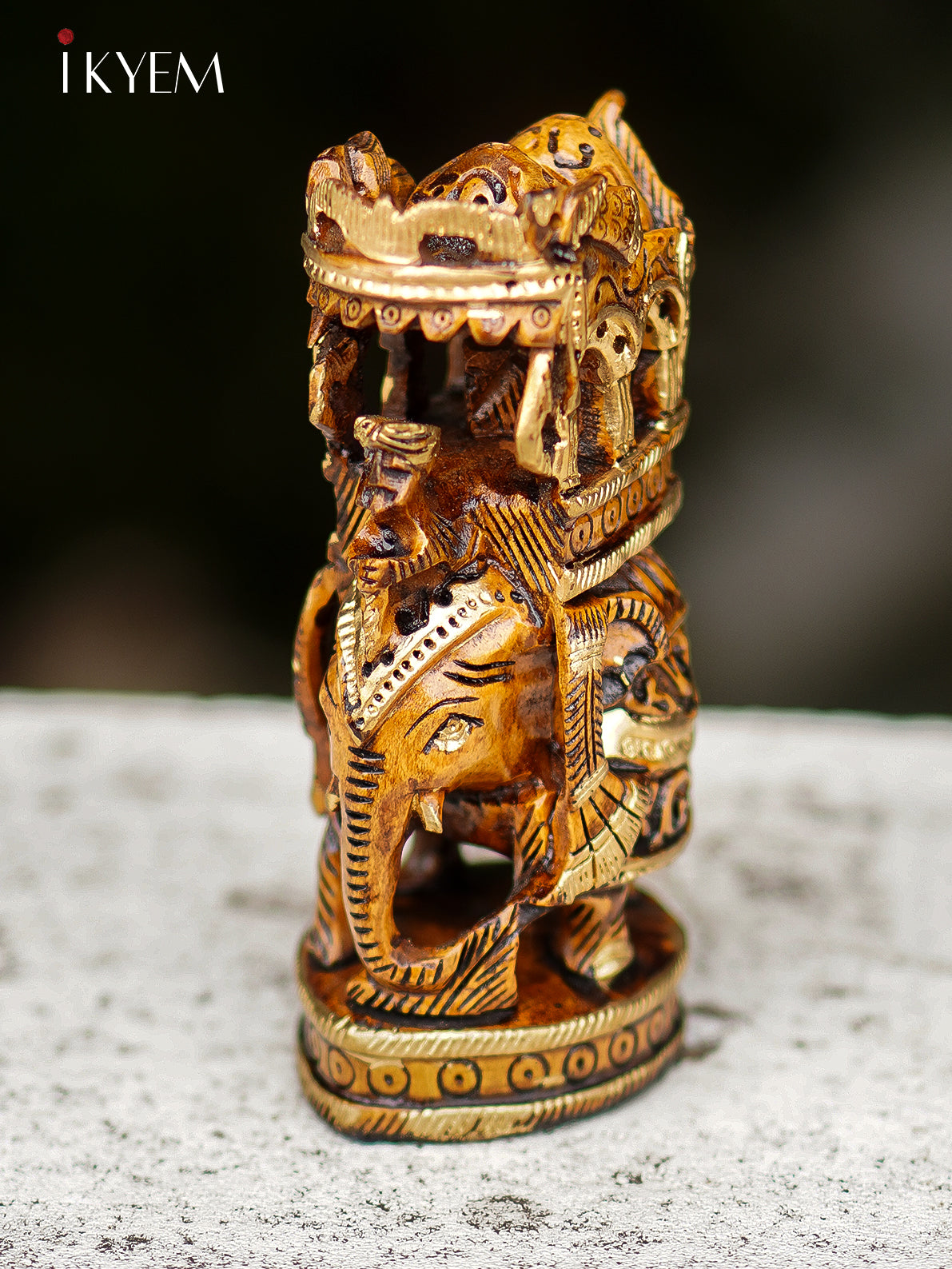 Handcrafted Wooden Elephant