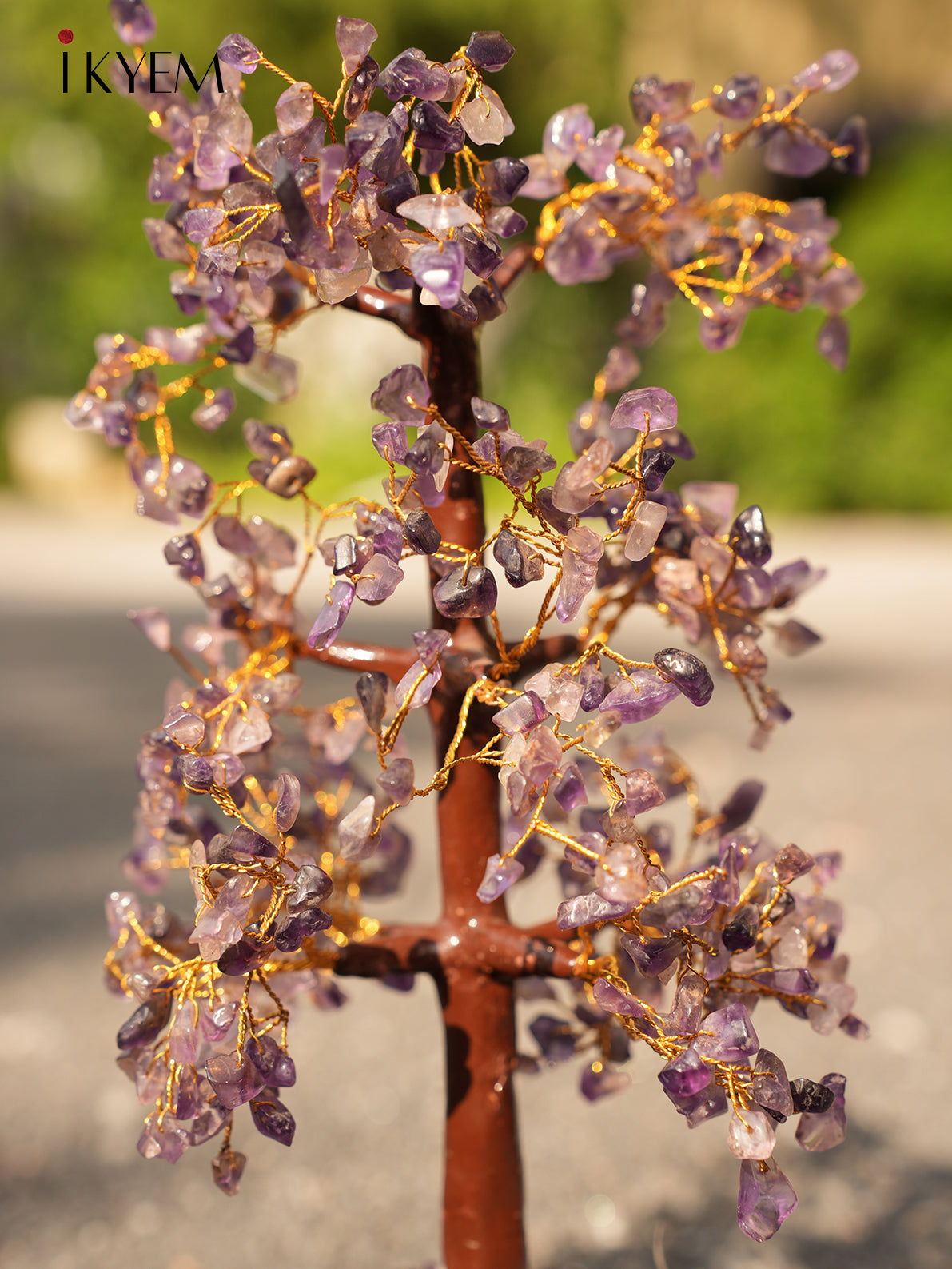Purple Gemstone Crystal Tree