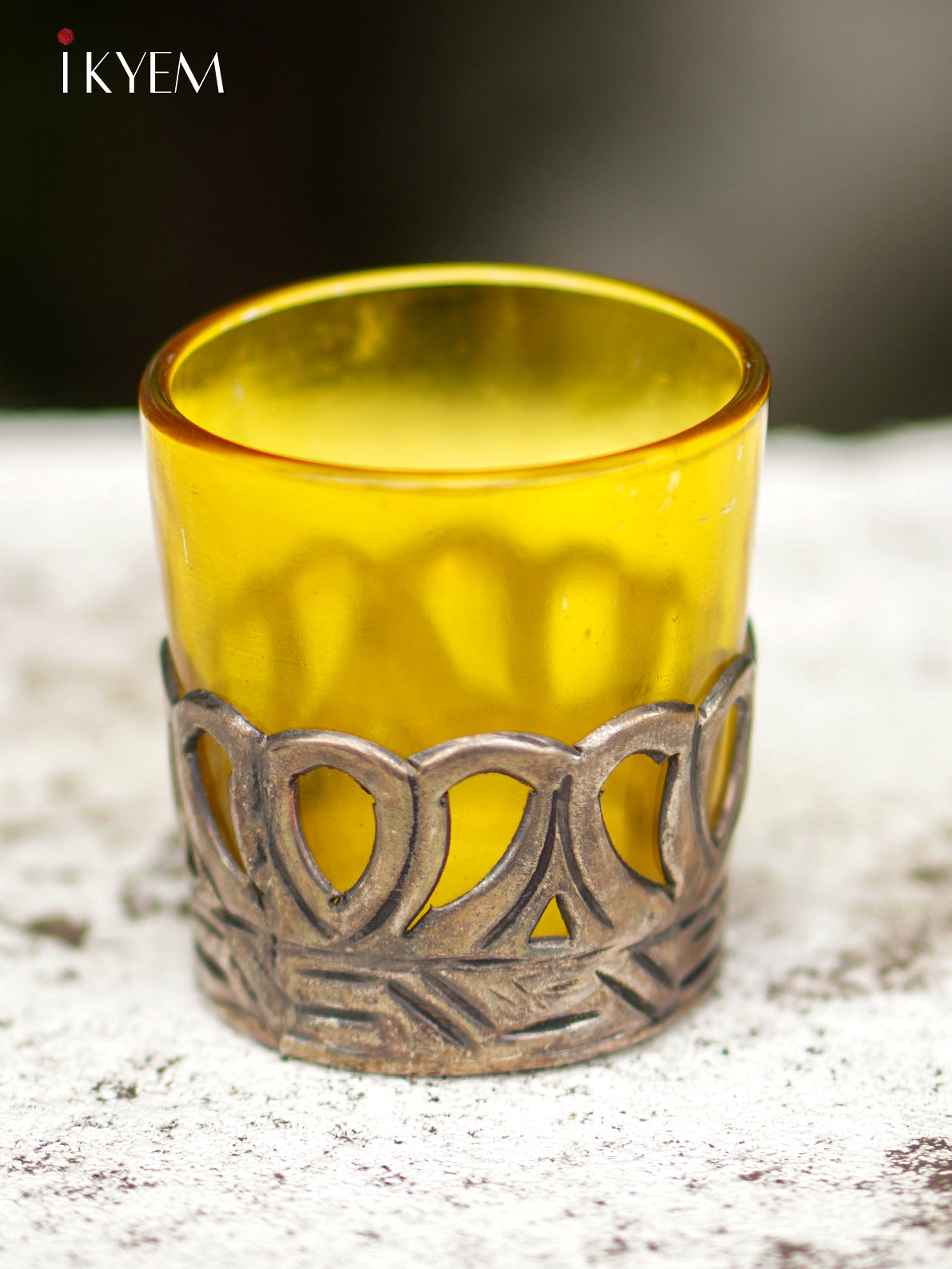 Glass Candle Holder