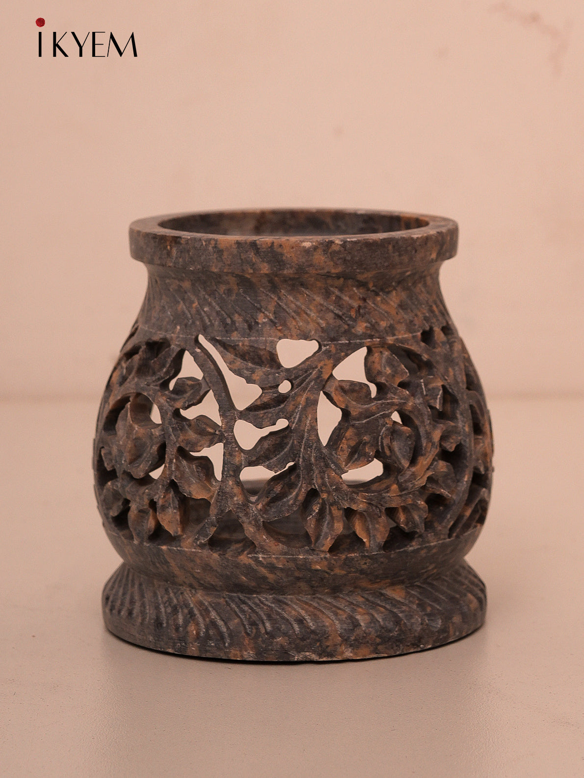 Hand Carved T-Lite Holder