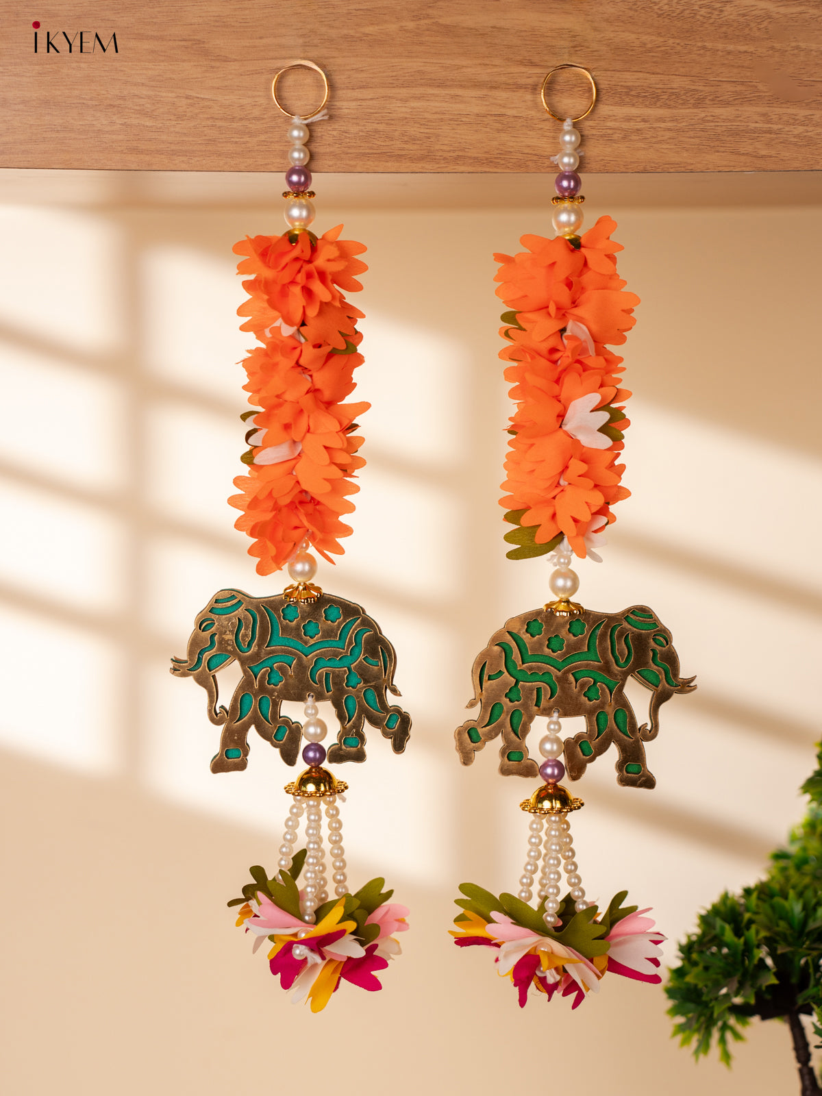 Decorative Elephant Hanging Thoran (Set of 2) - 4GJ03869