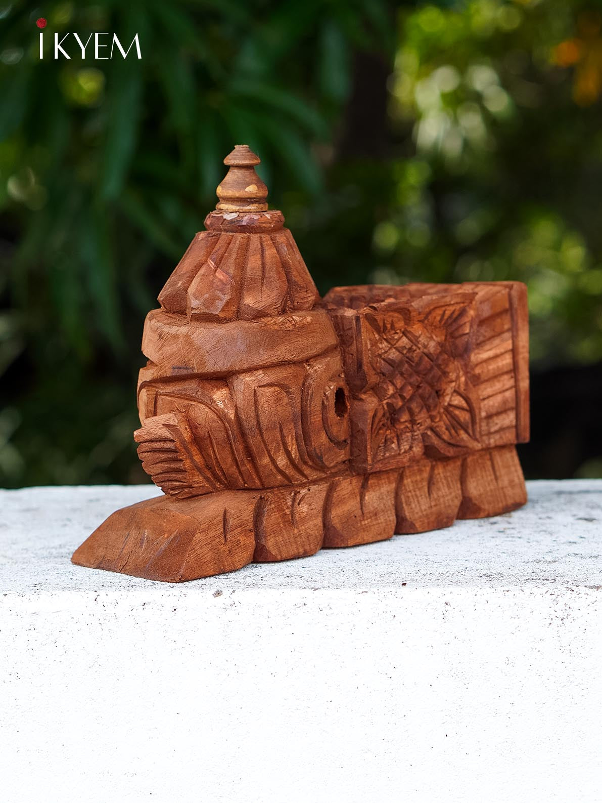 Hand Carved wooden floral bracket (pair)