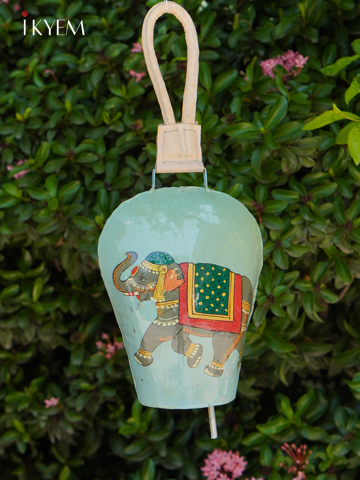 Handpainted Cow Bells (14 inches) - Assorted Elephant Colors