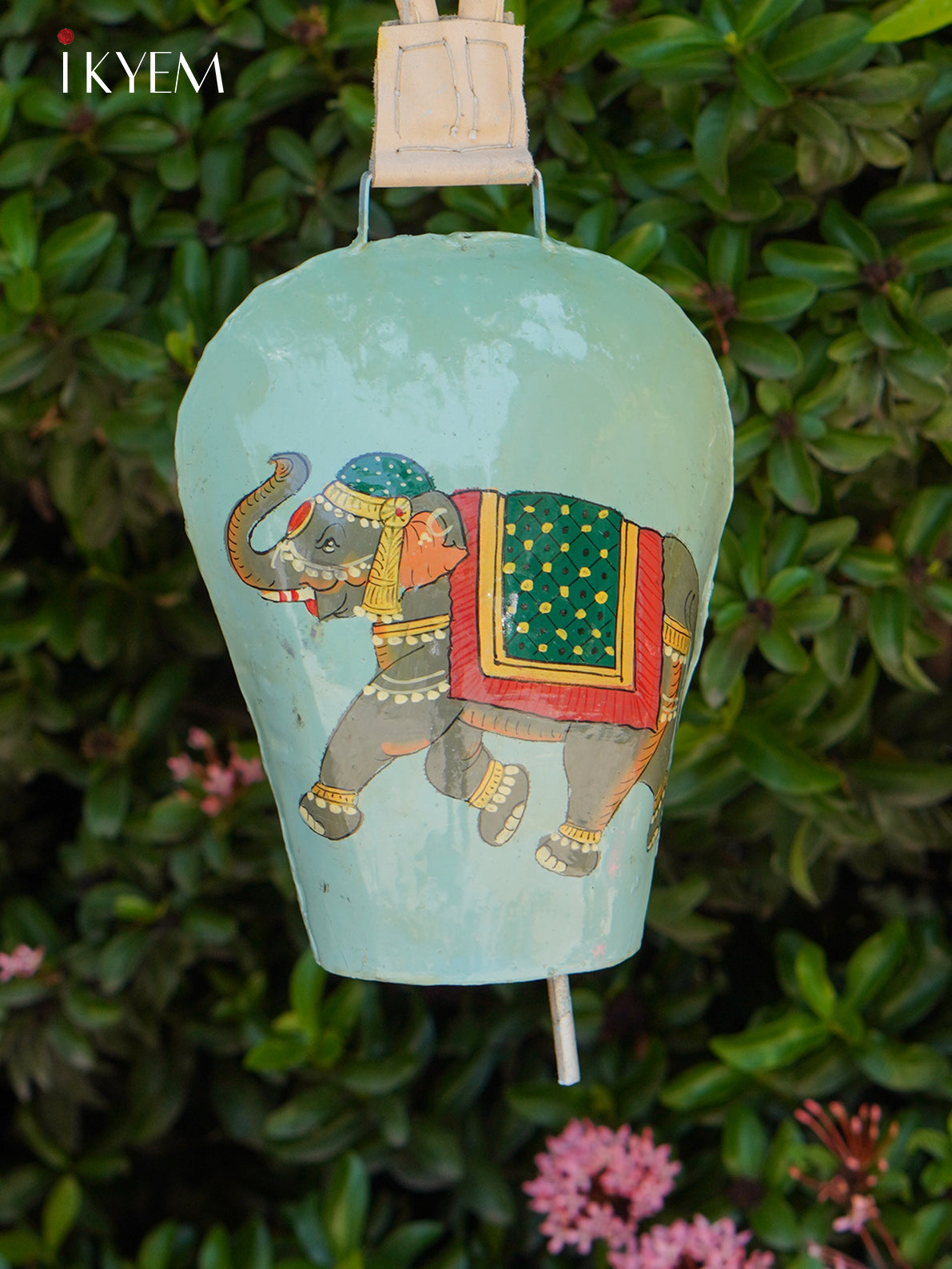 Handpainted Cow Bells (14 inches) - Assorted Elephant Colors