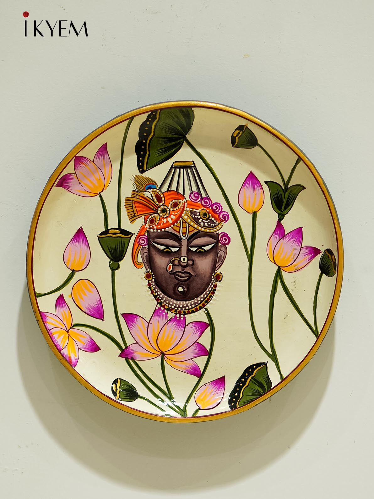 Hand Painted Wooden plate