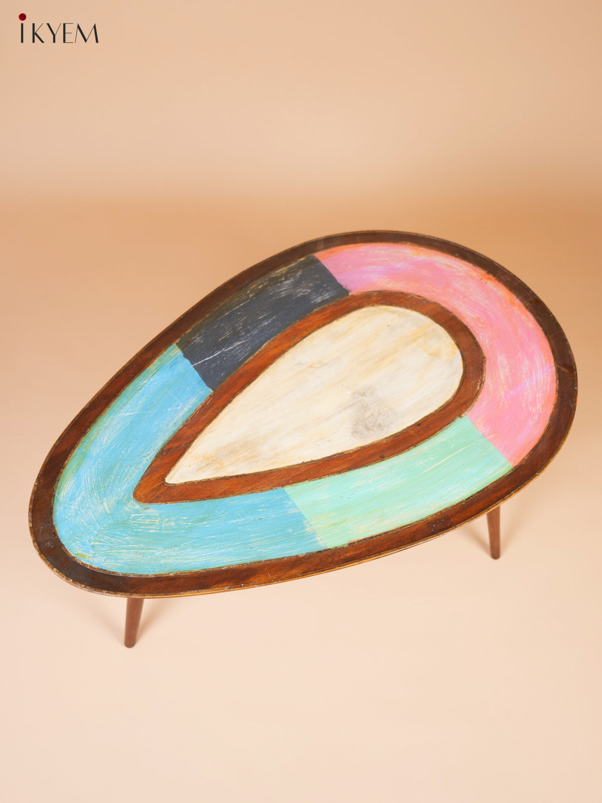 Drop shape Wooden Table (18×35) Inch - 4IJ24003