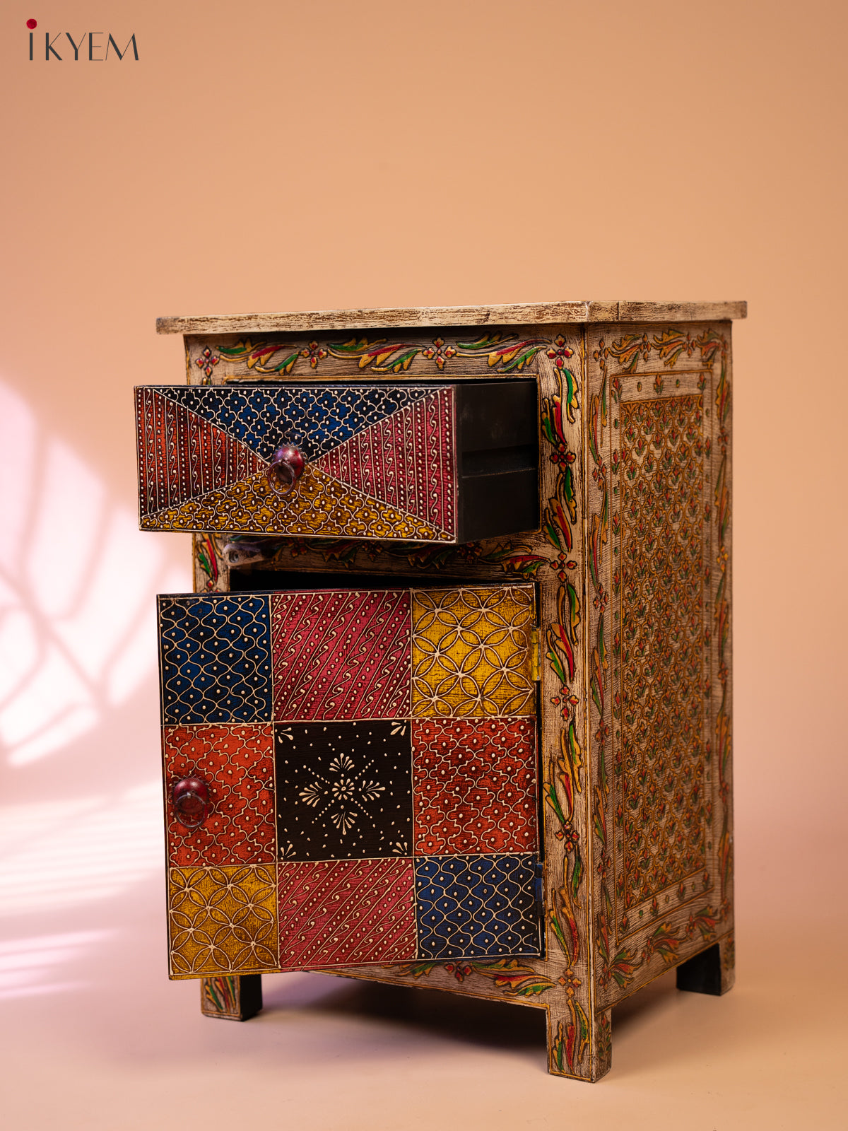 Wooden Bedside Table (24×16) Inch - 4IJ24035
