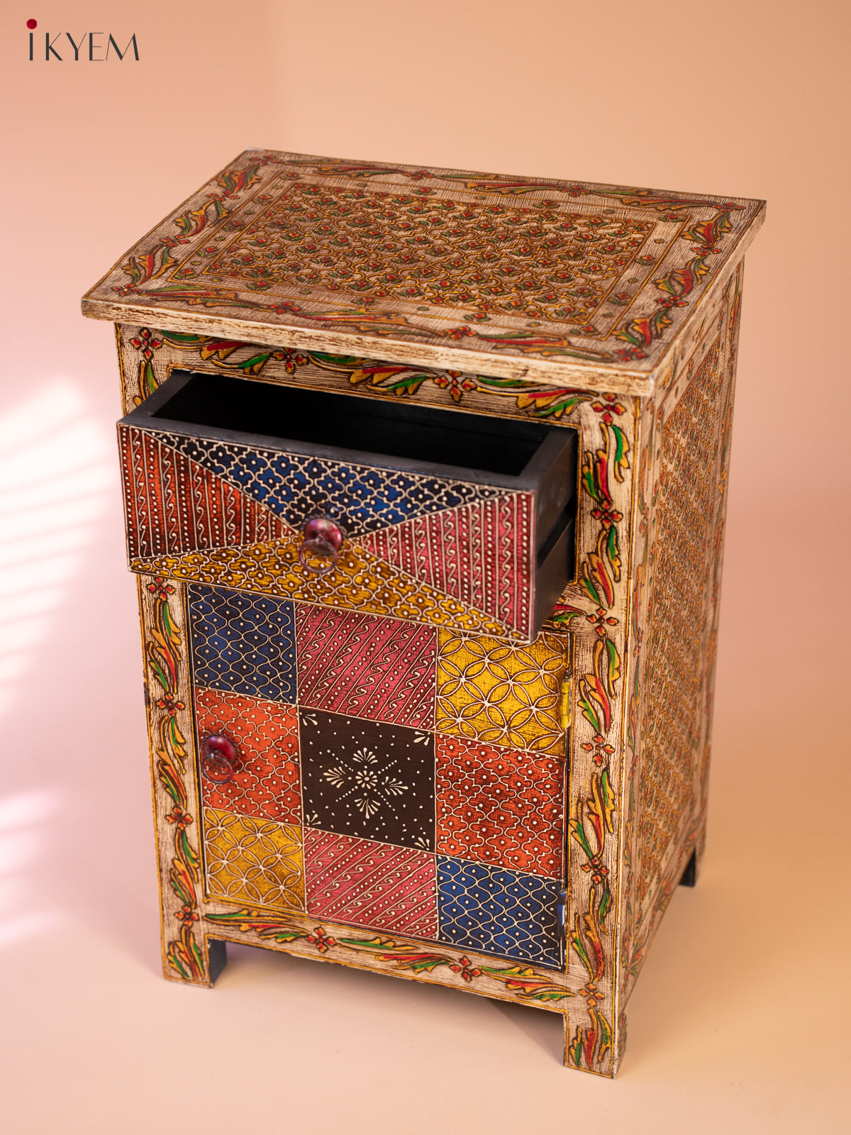 Wooden Bedside Table (24×16) Inch - 4IJ24035