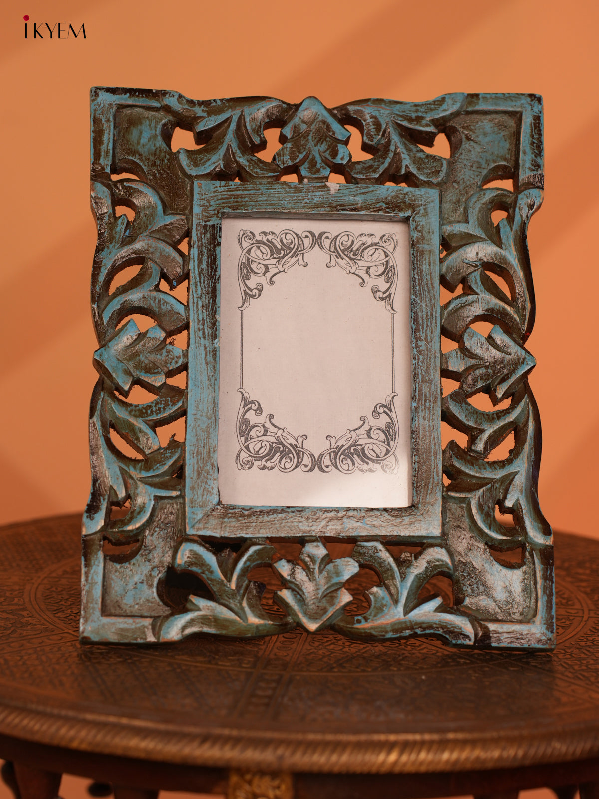 Wooden Carved Photo frame - 10.2 Inch - 4IJ30007