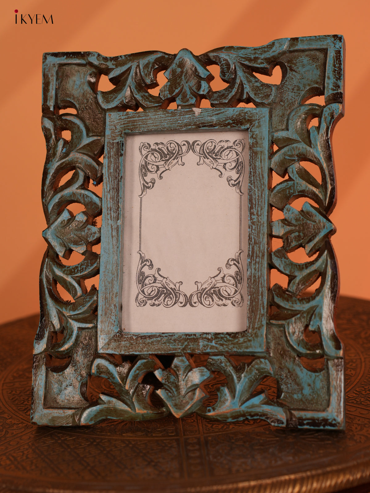 Wooden Carved Photo frame - 10.2 Inch - 4IJ30007