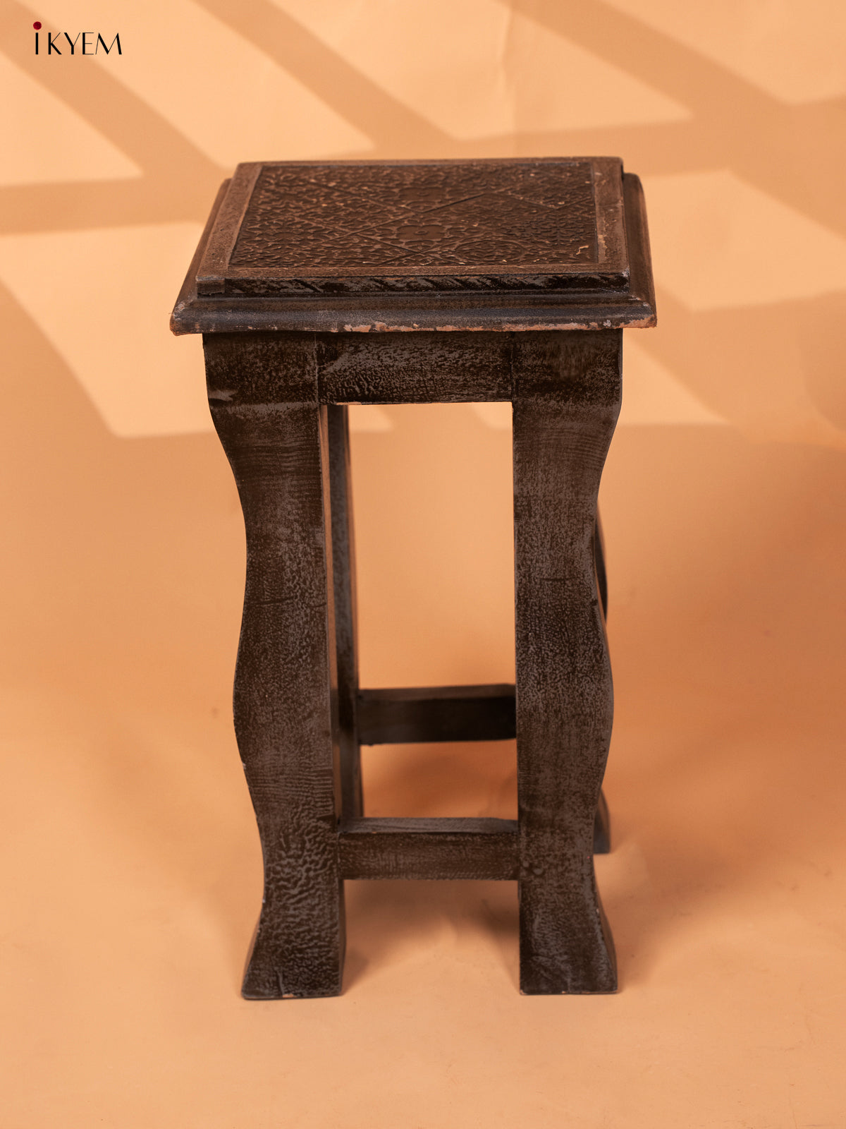 Wooden Stool - 16.1 Inch - 4JJ04077