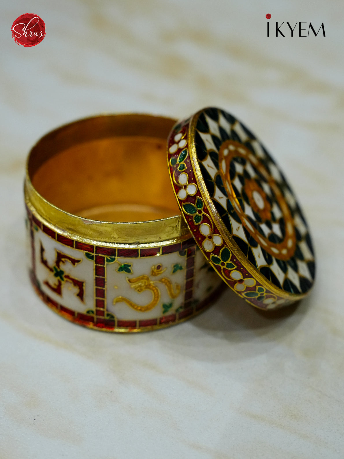 Meenakari KumKum Box