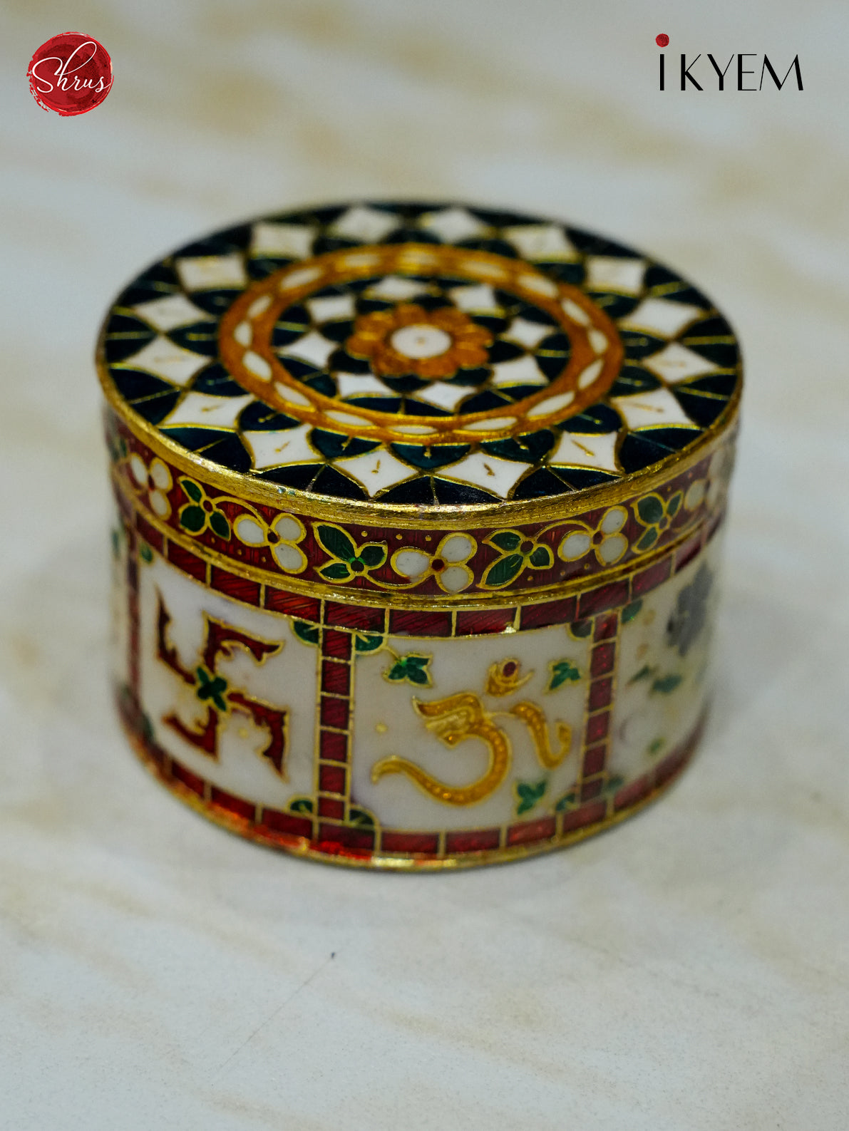 Meenakari KumKum Box