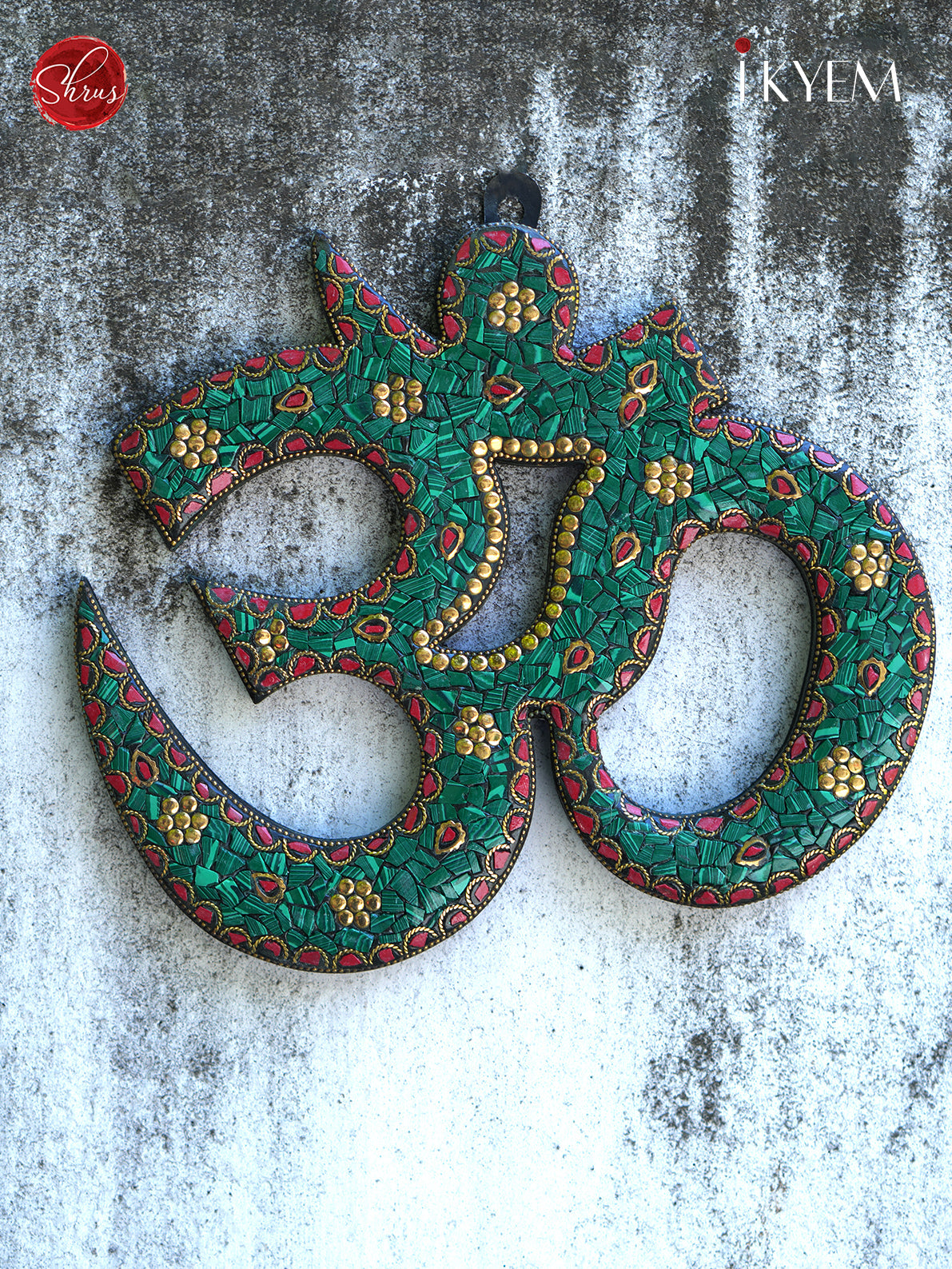 Wooden Om Wall Hanging