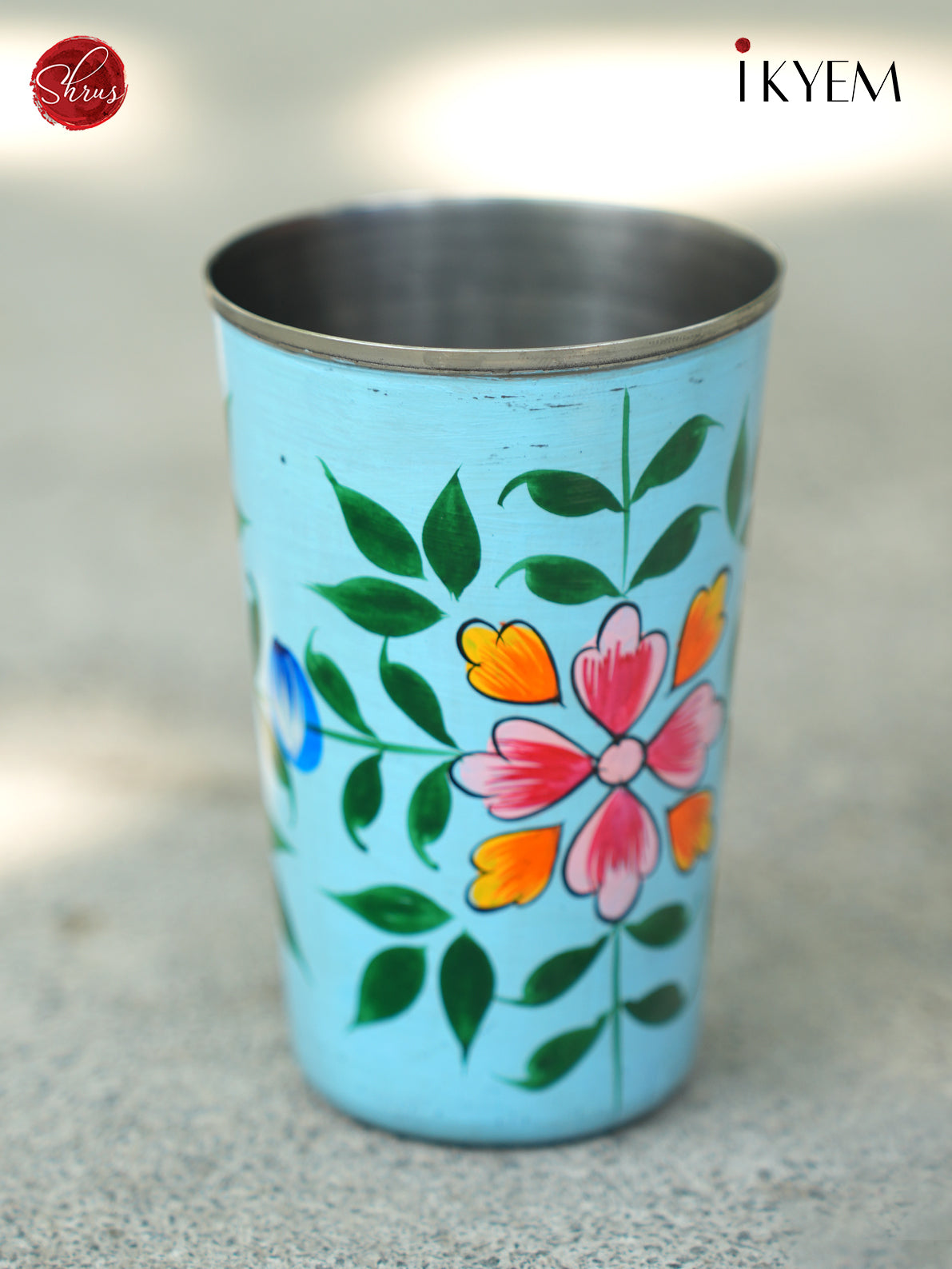 Hand Painted Enamel Tumbler