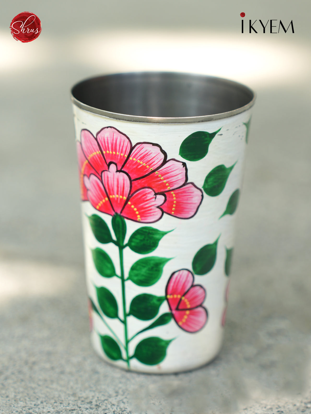 Hand Painted Enamel Tumbler