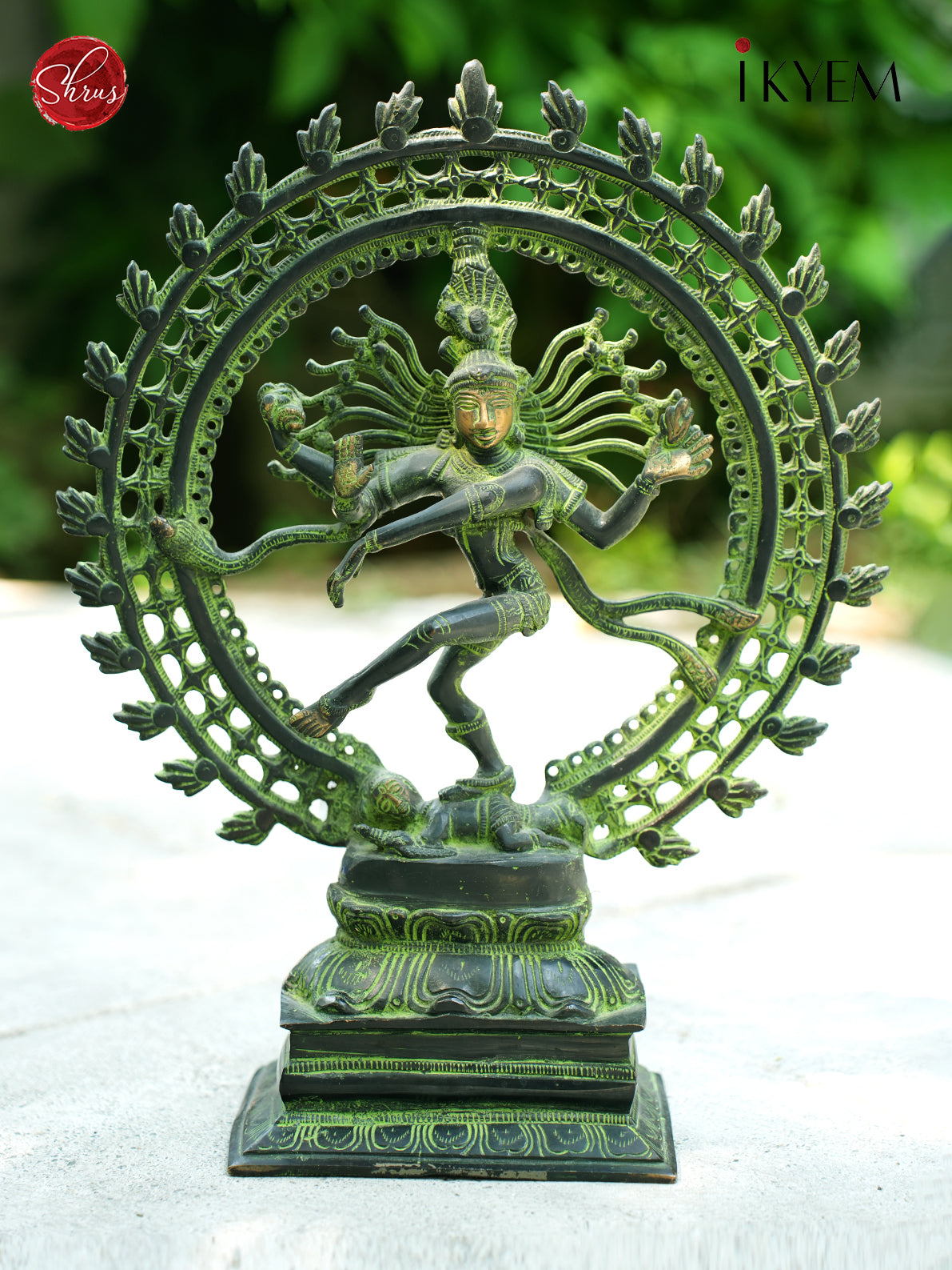 Brass Natarajar Idol (Antique Finish) 17 inches
