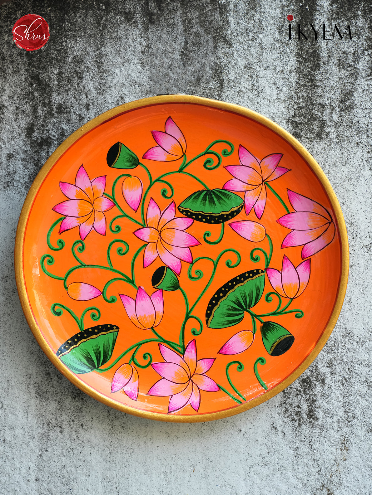 Pichwai Handpainted Wall Plate