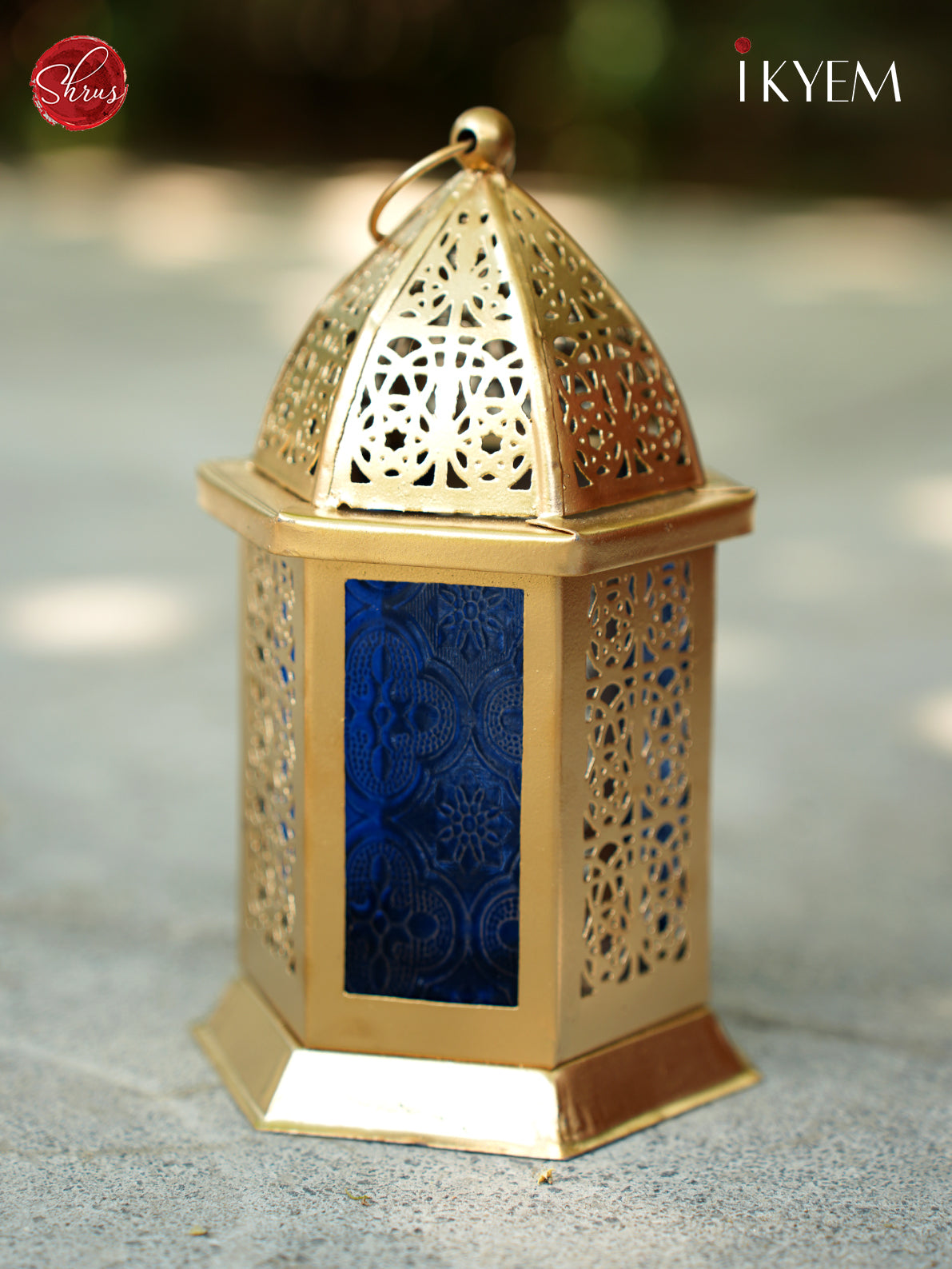 Blue Hanging Lantern