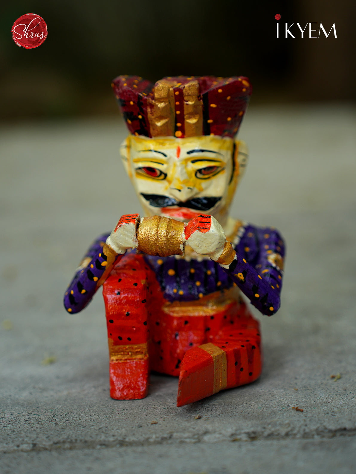 Handpainted Rajasthani Babla Musician Dolls Set