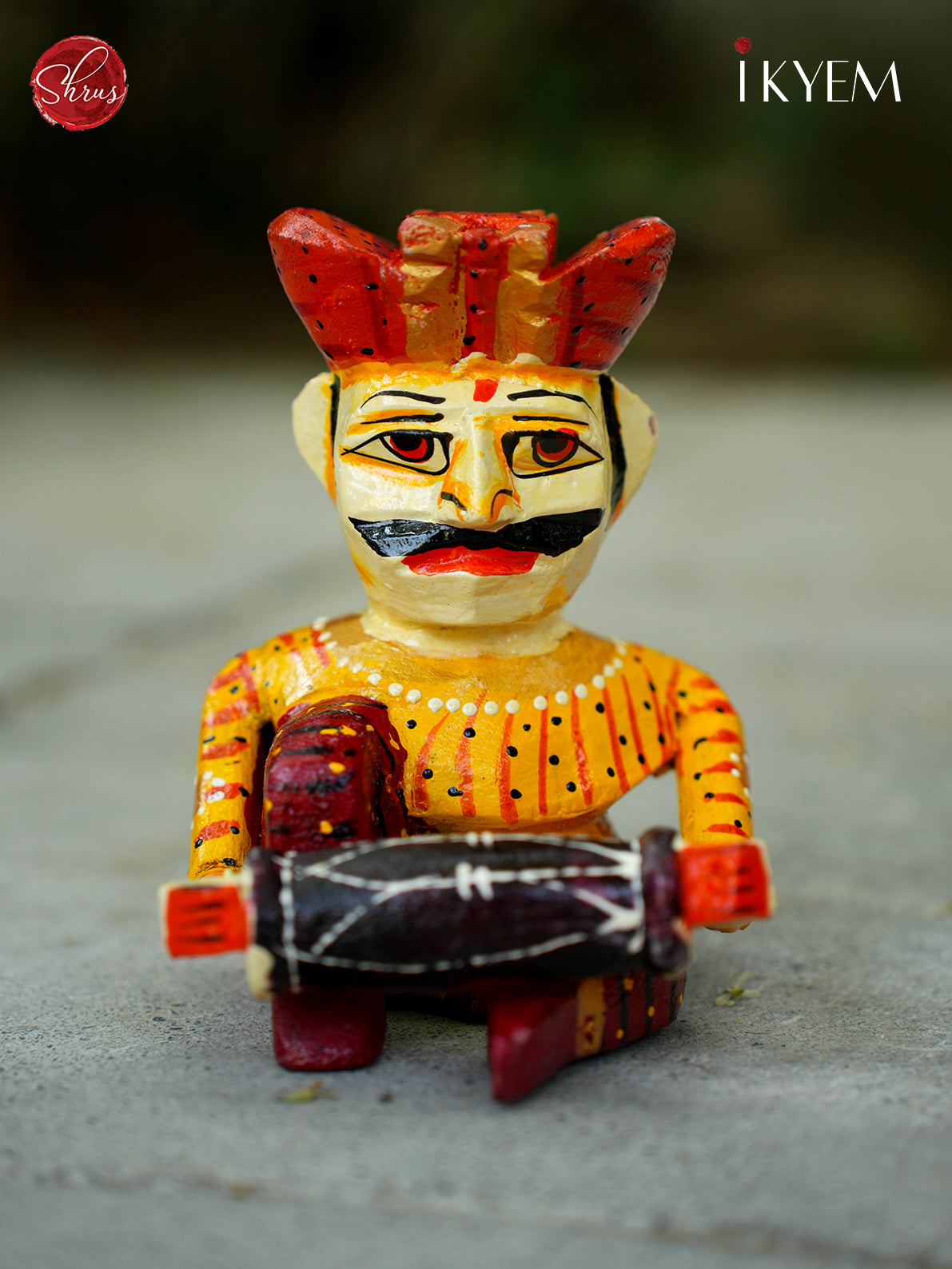 Handpainted Rajasthani Babla Musician Dolls Set
