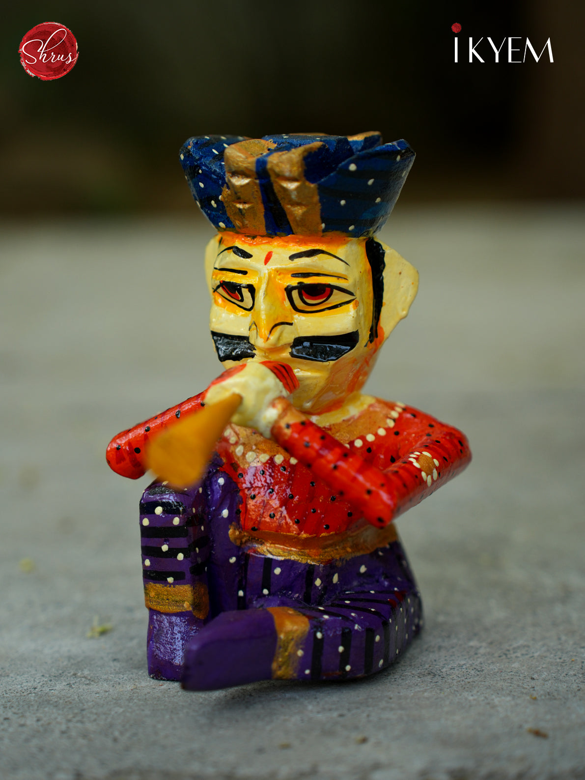 Handpainted Rajasthani Babla Musician Dolls Set