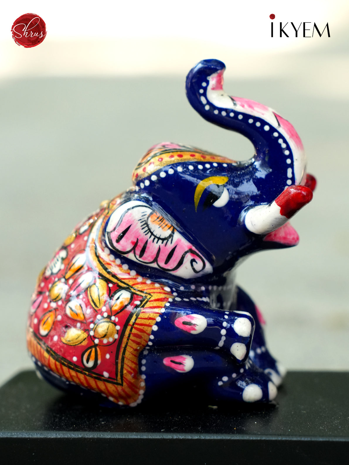 Ganesha with Elephant Ceramic doll