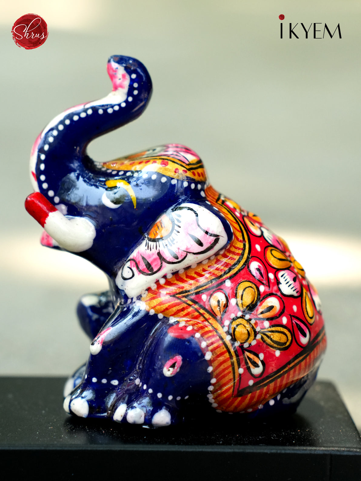 Ganesha with Elephant Ceramic doll