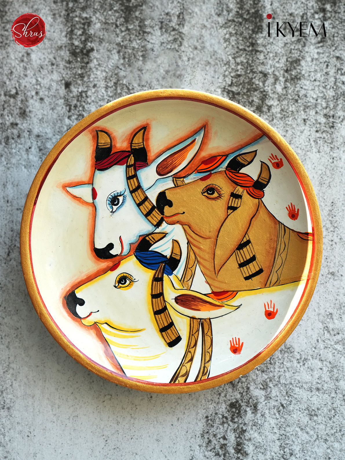 Hand Painted Picwai Wall plate