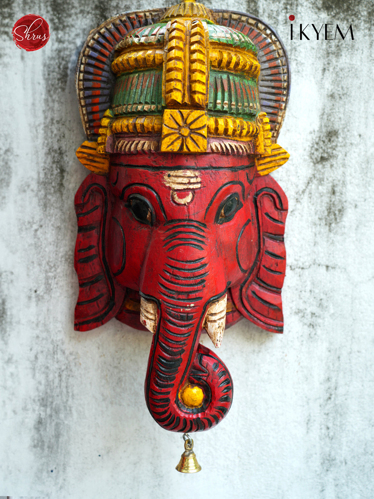 Wooden Elephant Wall Hanging