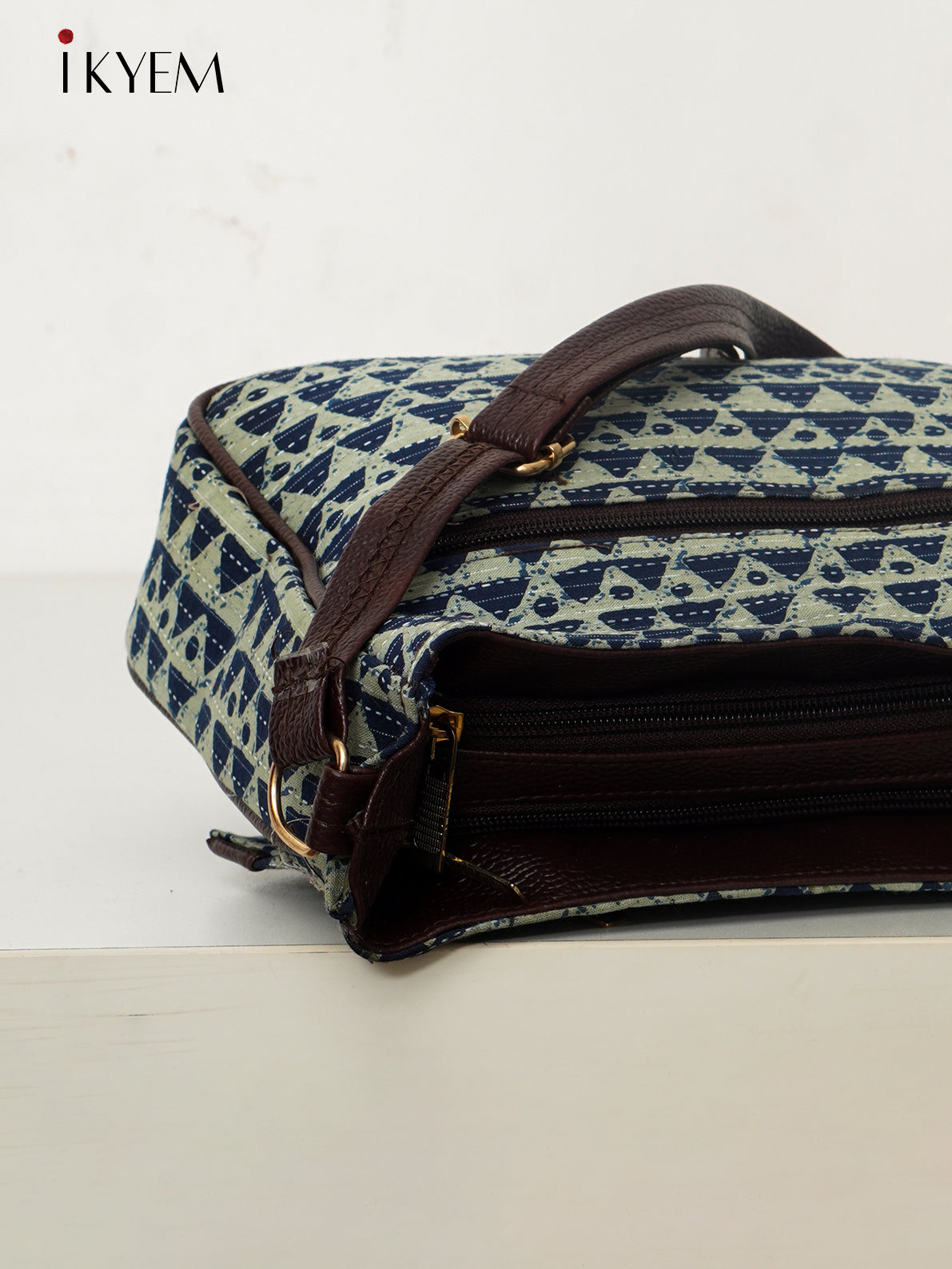 Blue- Ajrakh Handbag
