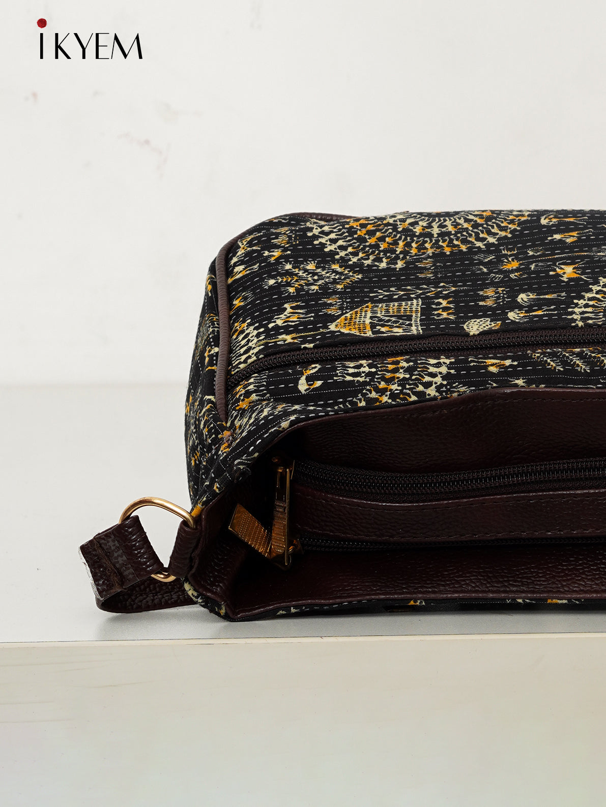 black - Ajrakh Handbag