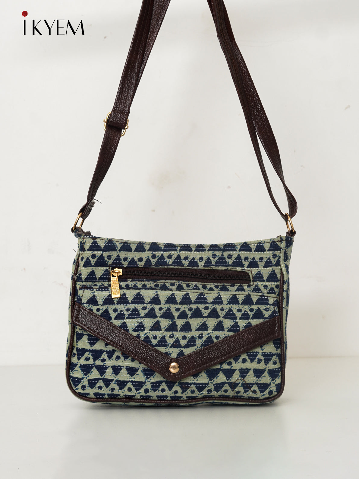 Blue- Ajrakh Handbag