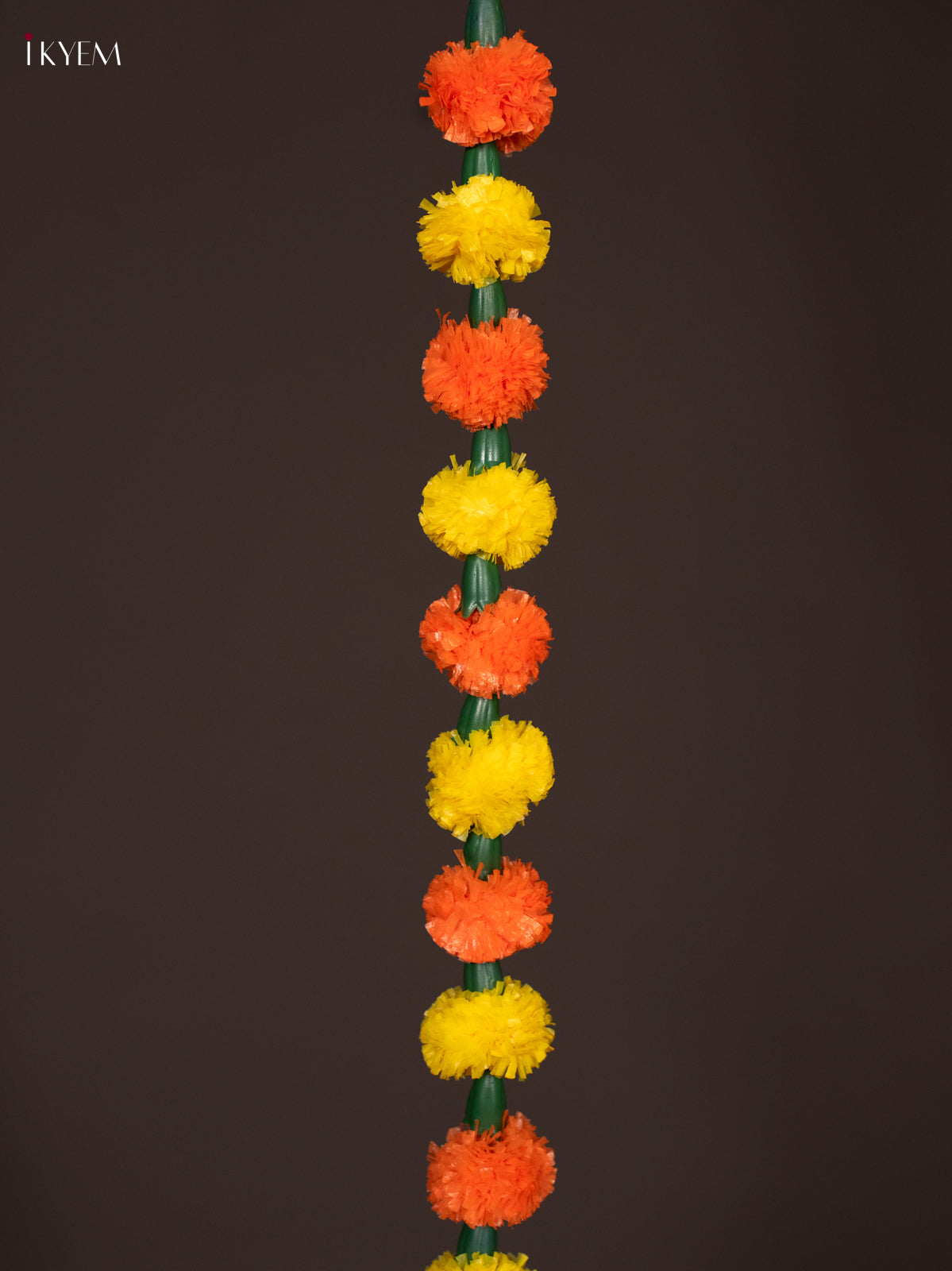 Flower Thoran set Of 2 - Orange & Yellow - AA02142 – Ikyem