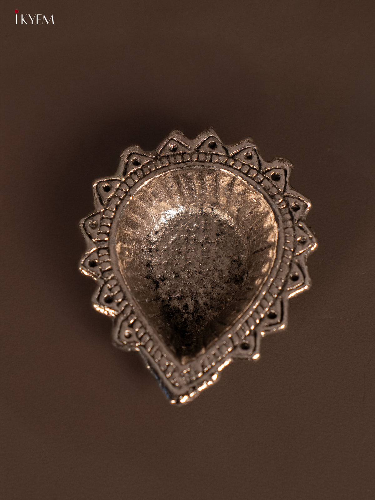 Antique Finish German Silver Vilakku 