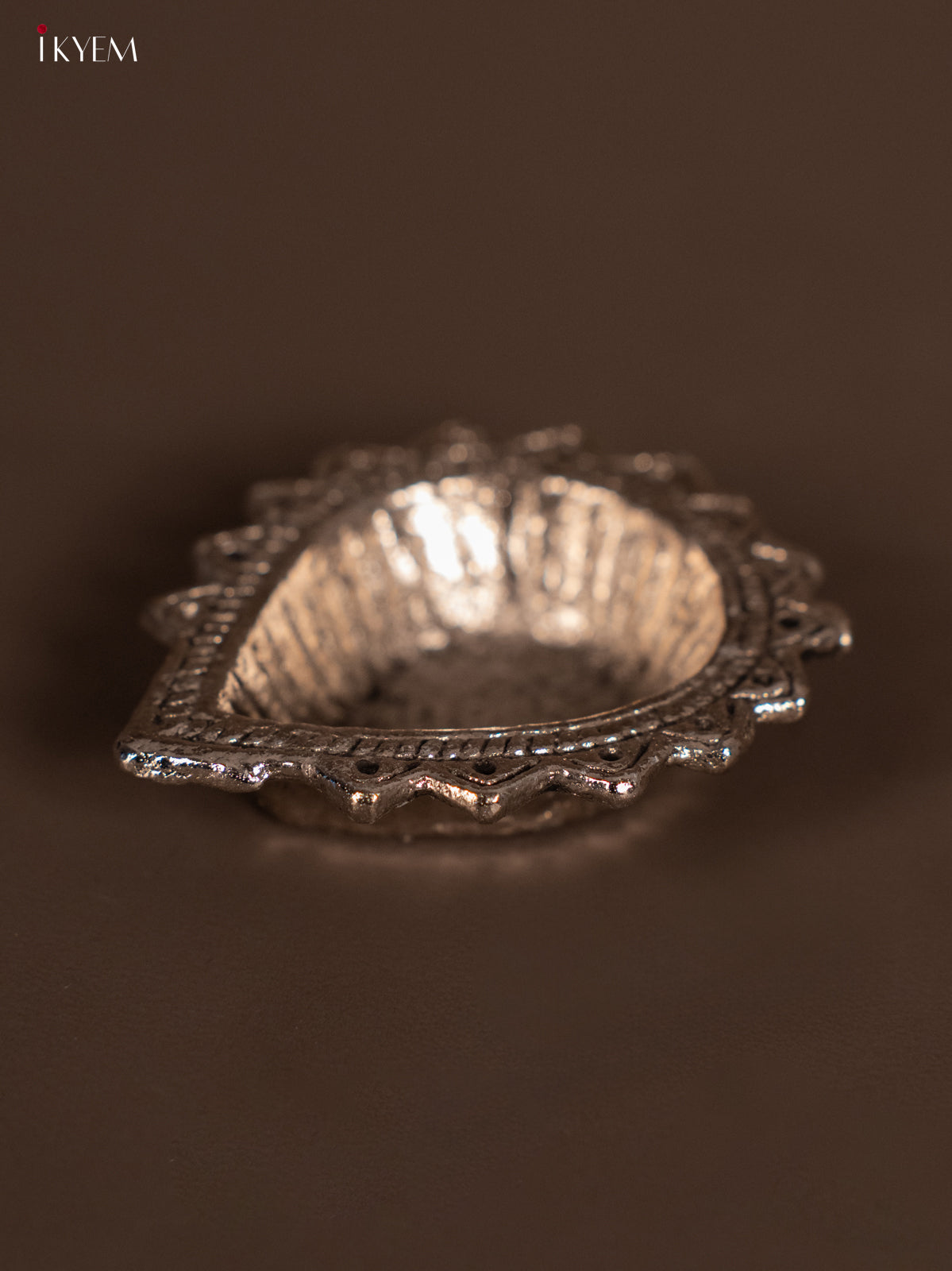 Antique Finish German Silver Vilakku 1
