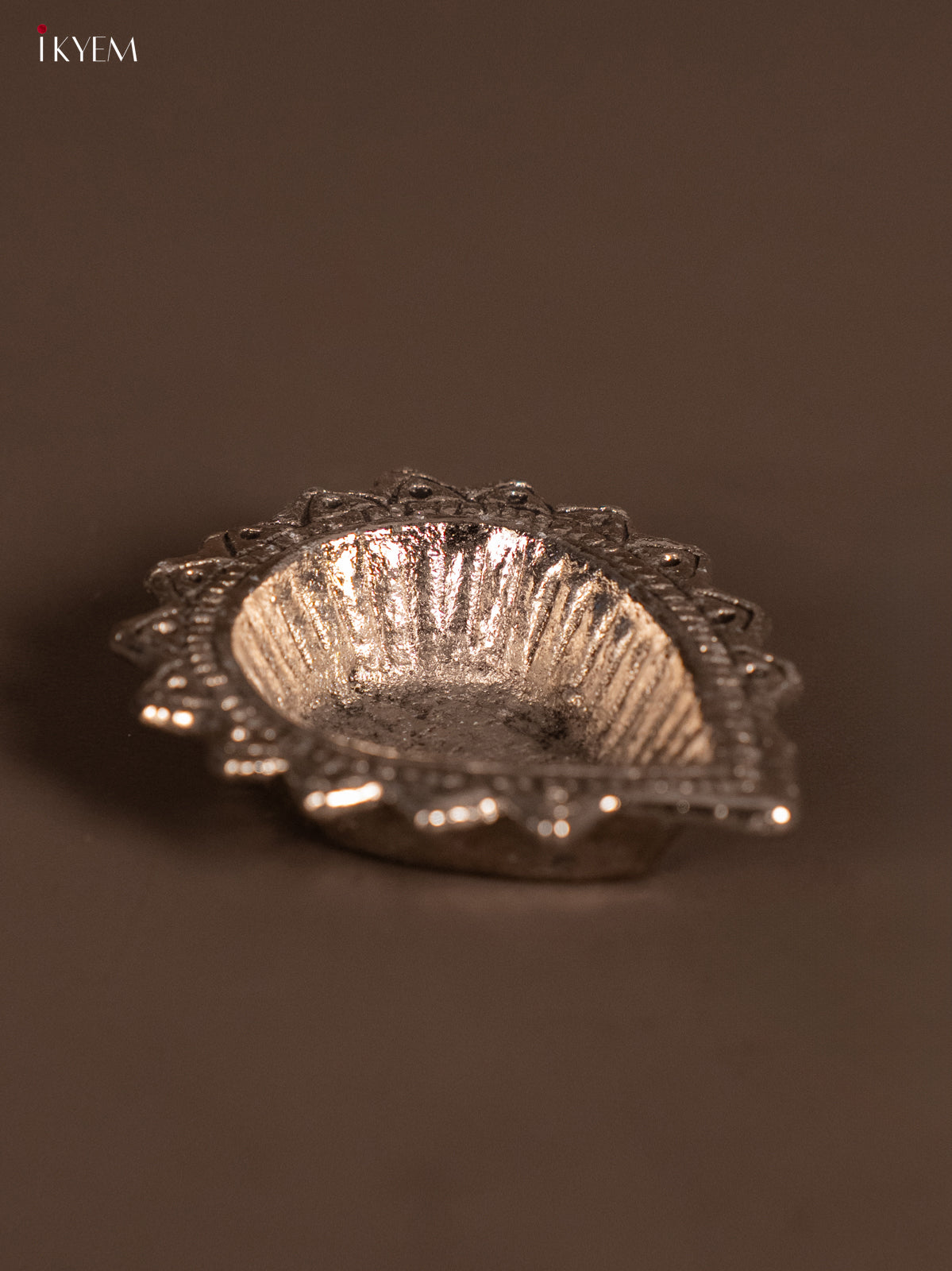 Antique Finish German Silver Vilakku 2