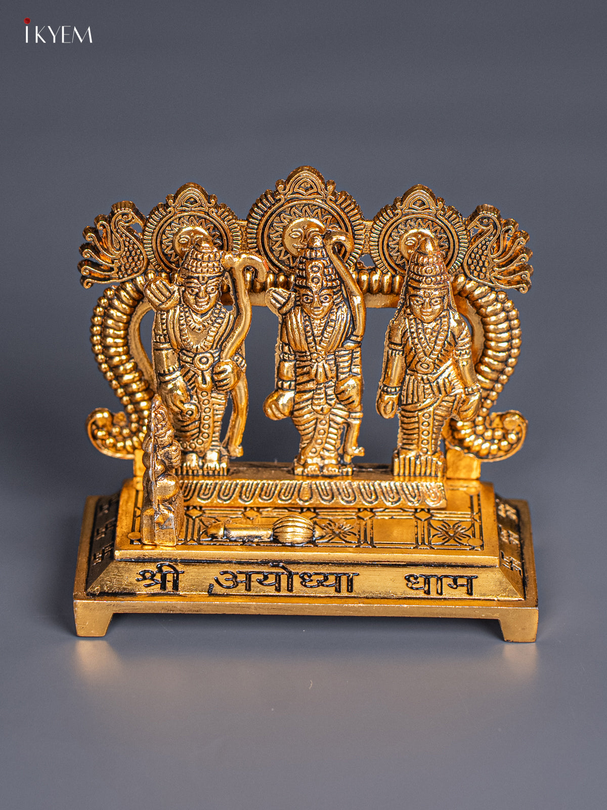 Antique Gold Plated 4 Inch Ram Dharbar Idol 3