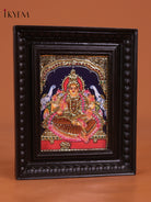 Artistic Goddess Gajalakshmi Tanjore Painting 1